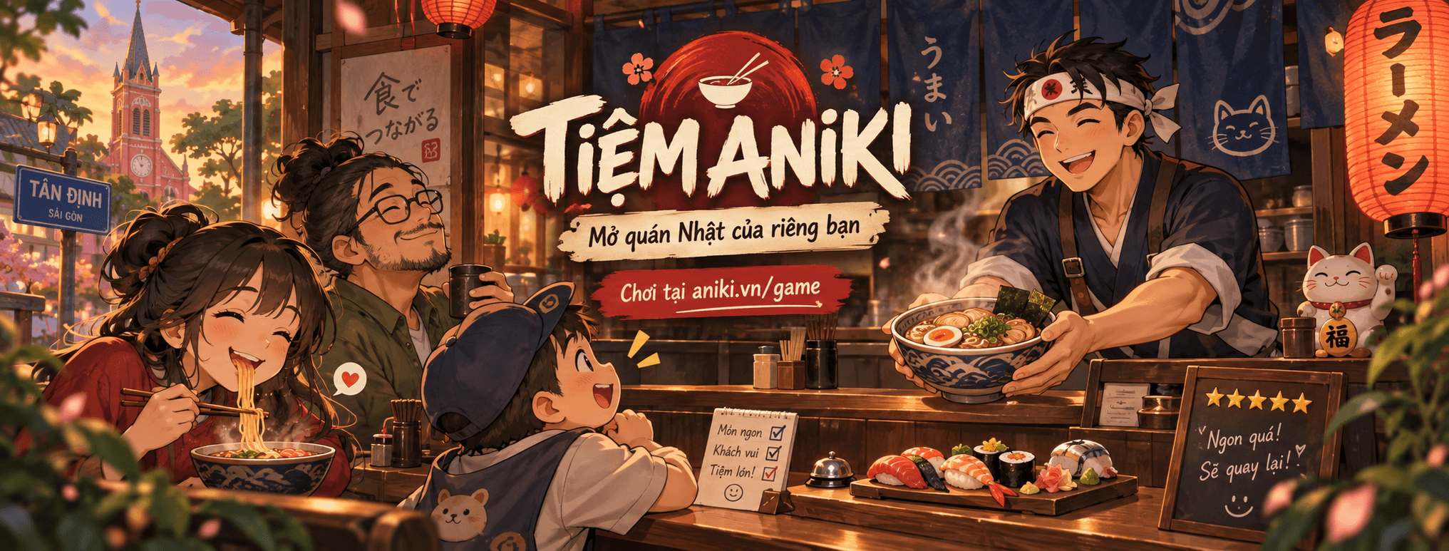 Tiệm Aniki — mở quán Nhật của riêng bạn