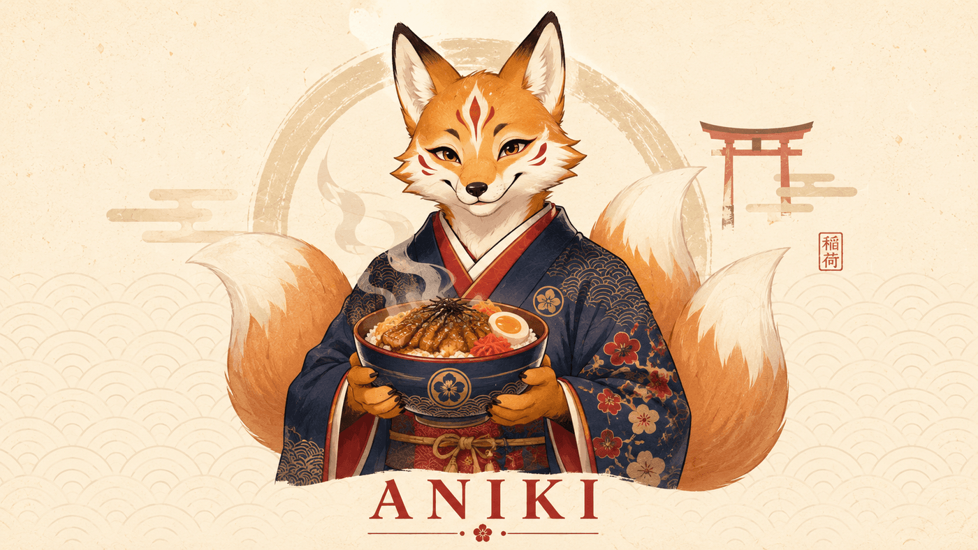 Kitsune — cáo thần Nhật Bản & câu chuyện linh vật Aki của ANIKI