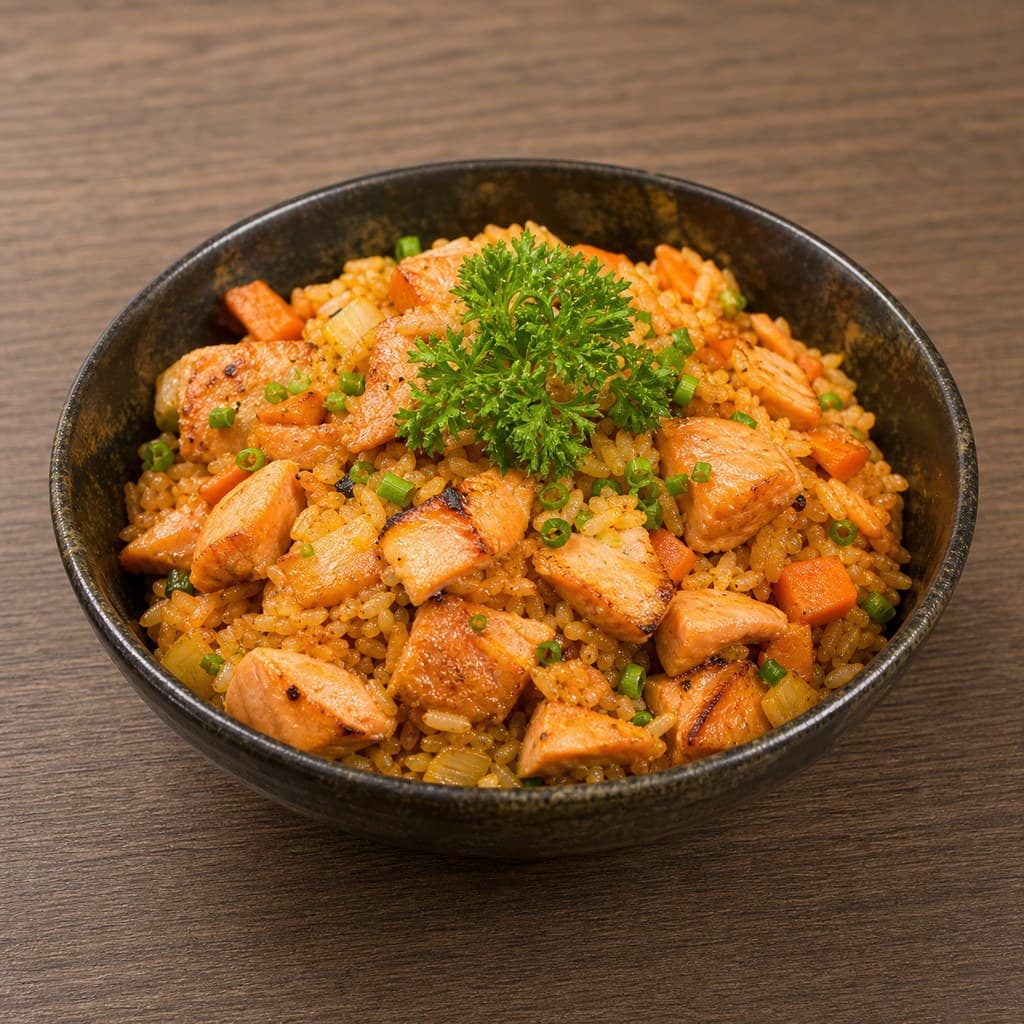 Grilled Salmon Don