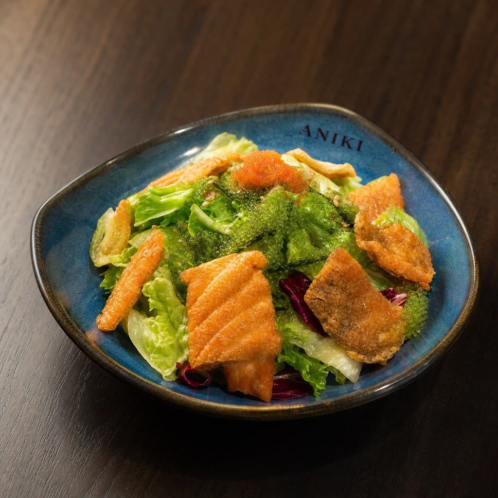 Sake Kawa Salad