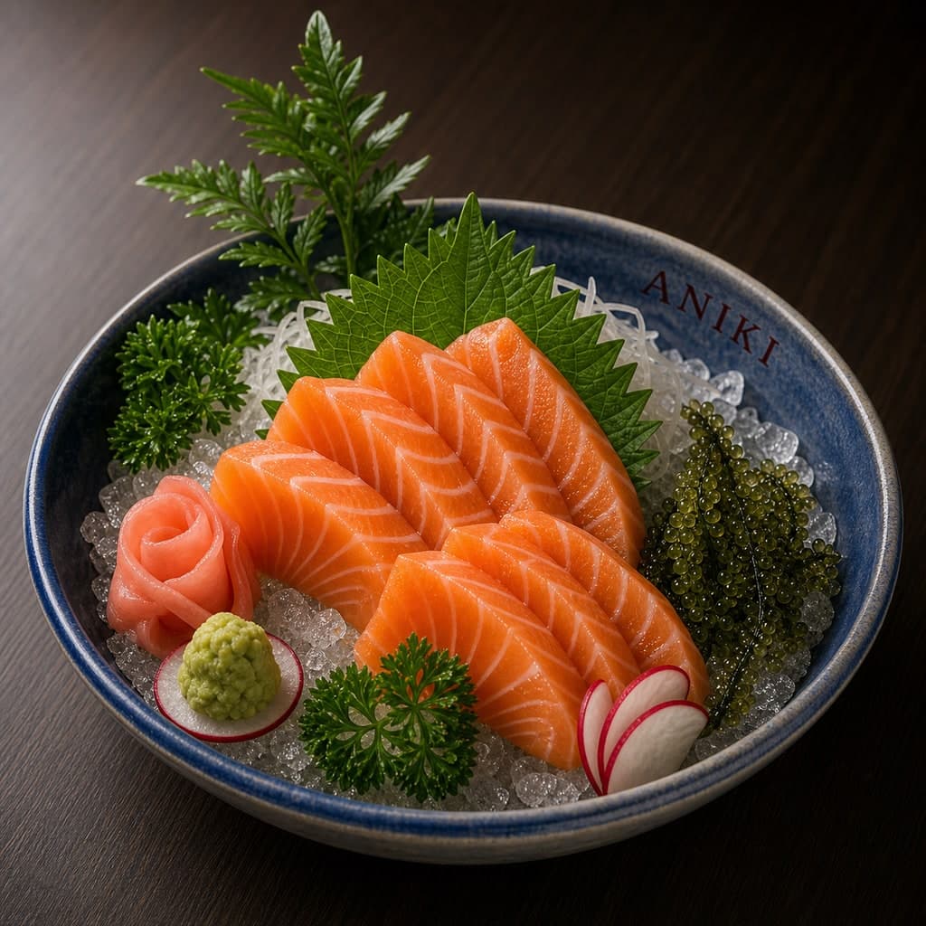 Sashimi cá hồi (Sake): cách chọn độ tươi & set đáng thử
